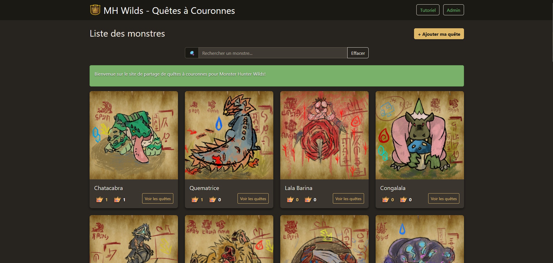 Chasse aux couronnes